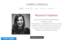 Desktop Screenshot of carriemongle.com